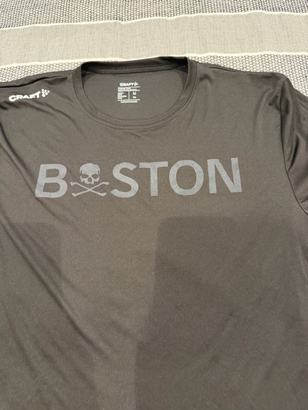 Craft NWOT Team Rivs Boston Graphic Crew Neck T-Shirt - Black SZ M - Picture 5 of 8